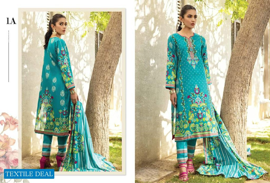 Alzohaib Anum Lawn Vol-3 Wholesale Pakistani Catalogs