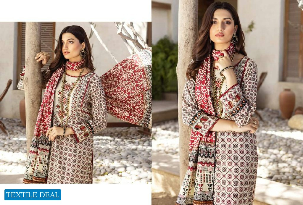 Alzohaib Anum Lawn Vol-3 Wholesale Pakistani Catalogs