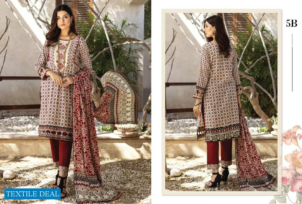 Alzohaib Anum Lawn Vol-3 Wholesale Pakistani Catalogs