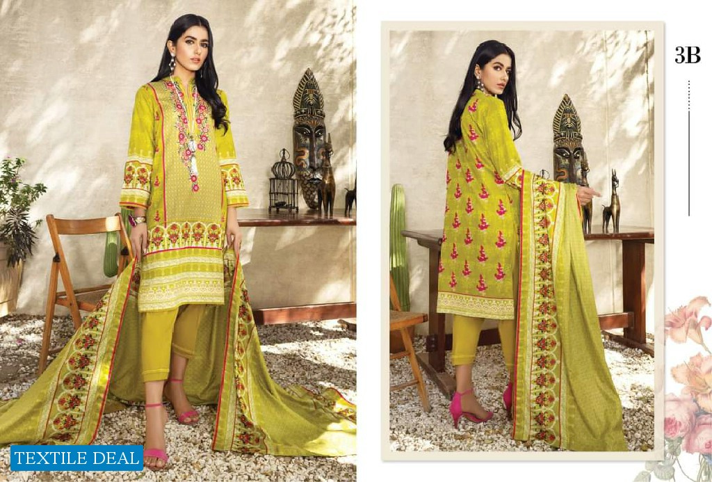 Alzohaib Anum Lawn Vol-3 Wholesale Pakistani Catalogs