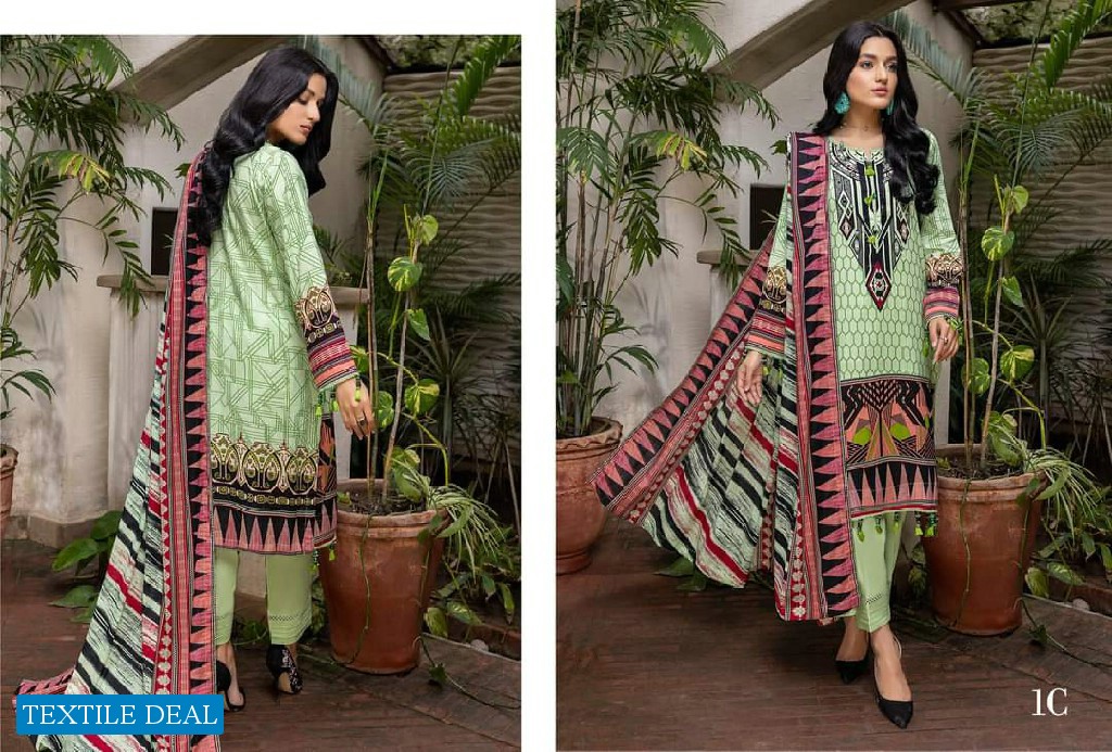 Alzohaib Anum Lawn Vol-3 Wholesale Pakistani Catalogs