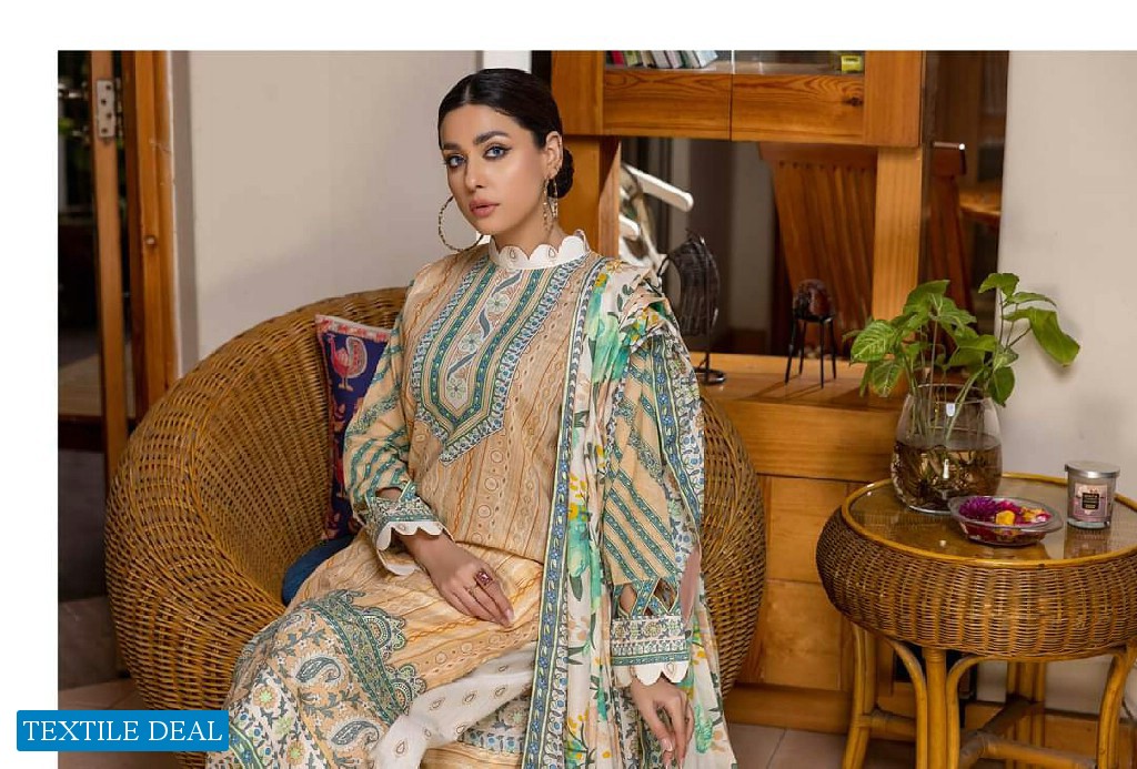Alzohaib Anum Lawn Vol-3 Wholesale Pakistani Catalogs
