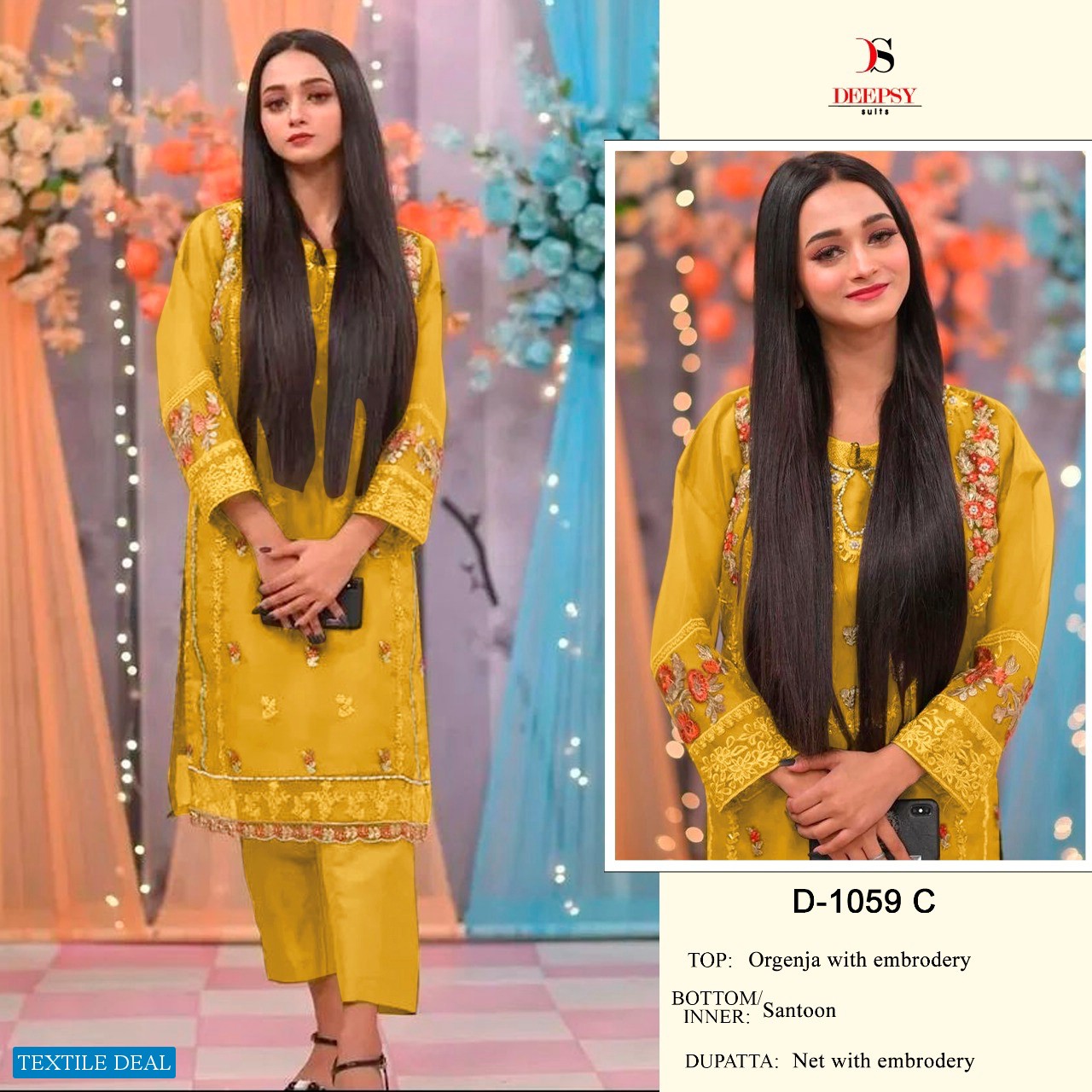 Deepsy D-1059 Wholesale Pakistani Concept Salwar Suits