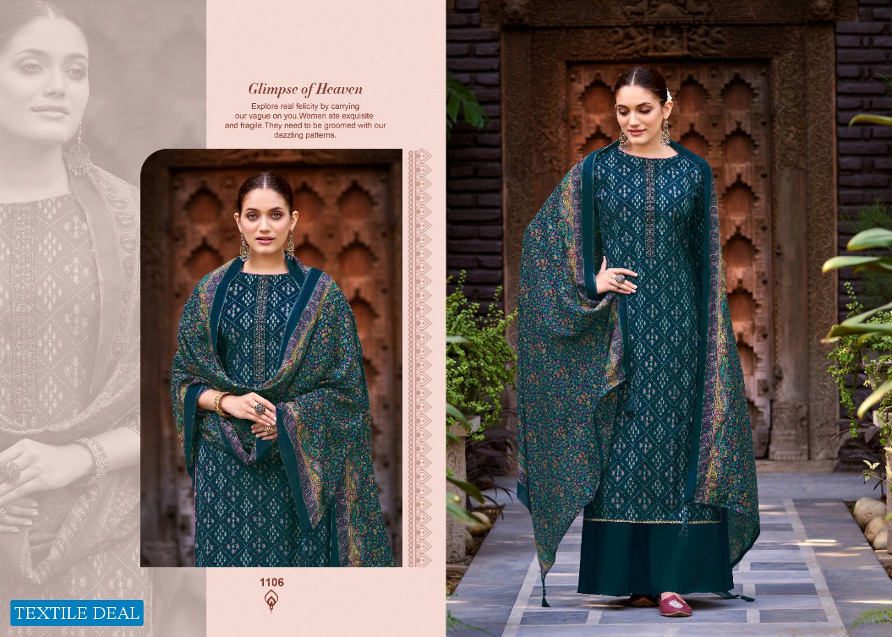 Salvi Soft Silk Vol-11 Wholesale Royal Silk Print With Work Dress Material