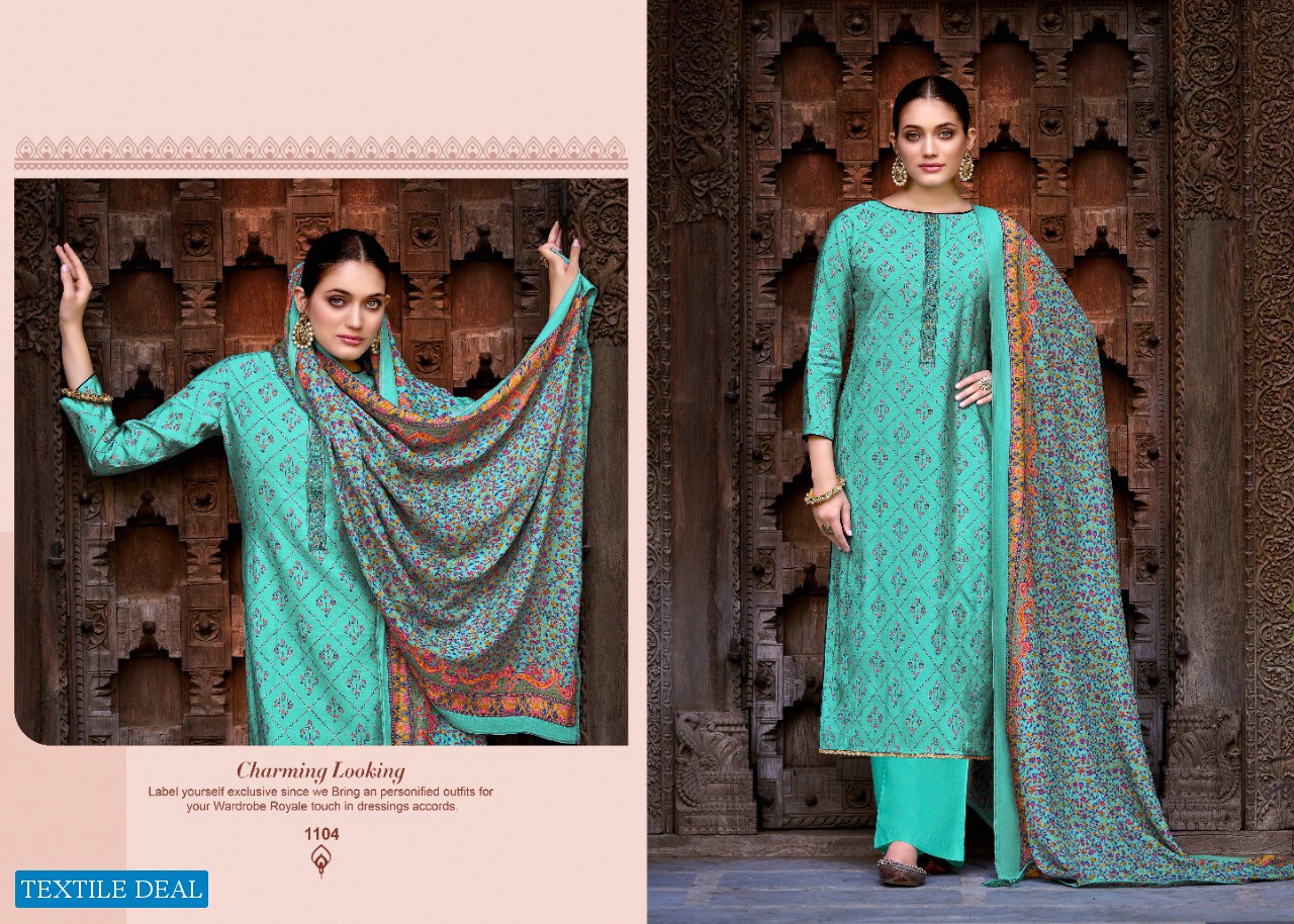 Salvi Soft Silk Vol-11 Wholesale Royal Silk Print With Work Dress Material