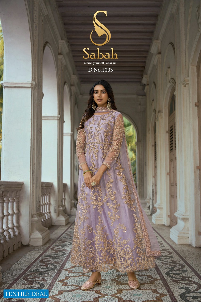 Sabah Ruksaar Wholesale Heavy Butterfly Net Designer Salwar Suits