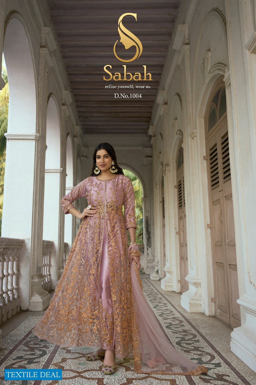 Sabah Ruksaar Wholesale Heavy Butterfly Net Designer Salwar Suits