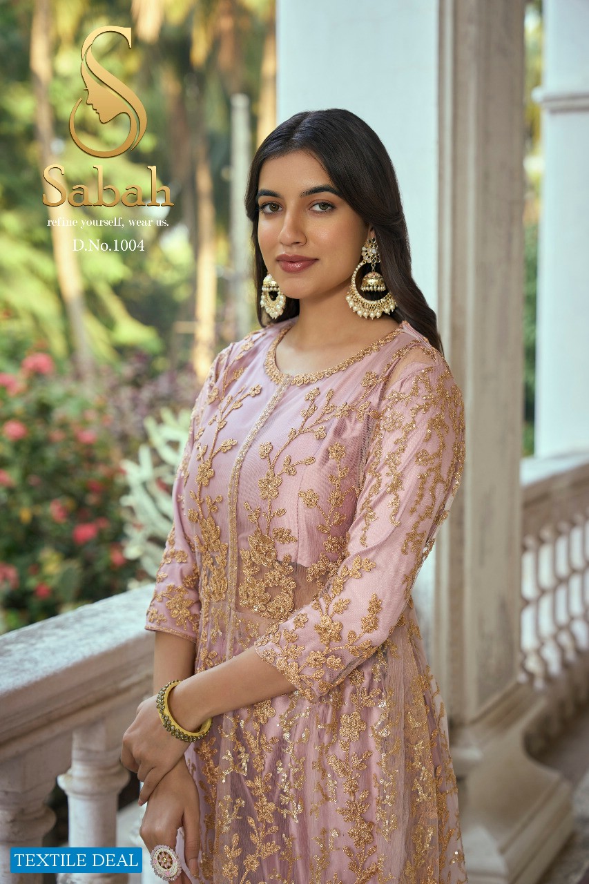 Sabah Ruksaar Wholesale Heavy Butterfly Net Designer Salwar Suits