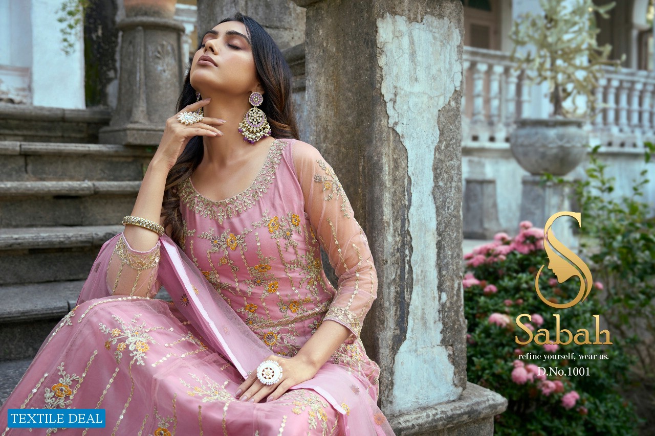 Sabah Ruksaar Wholesale Heavy Butterfly Net Designer Salwar Suits