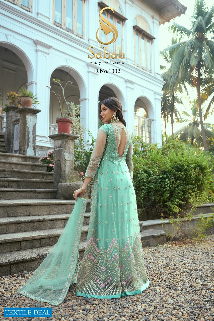 Sabah Ruksaar Wholesale Heavy Butterfly Net Designer Salwar Suits