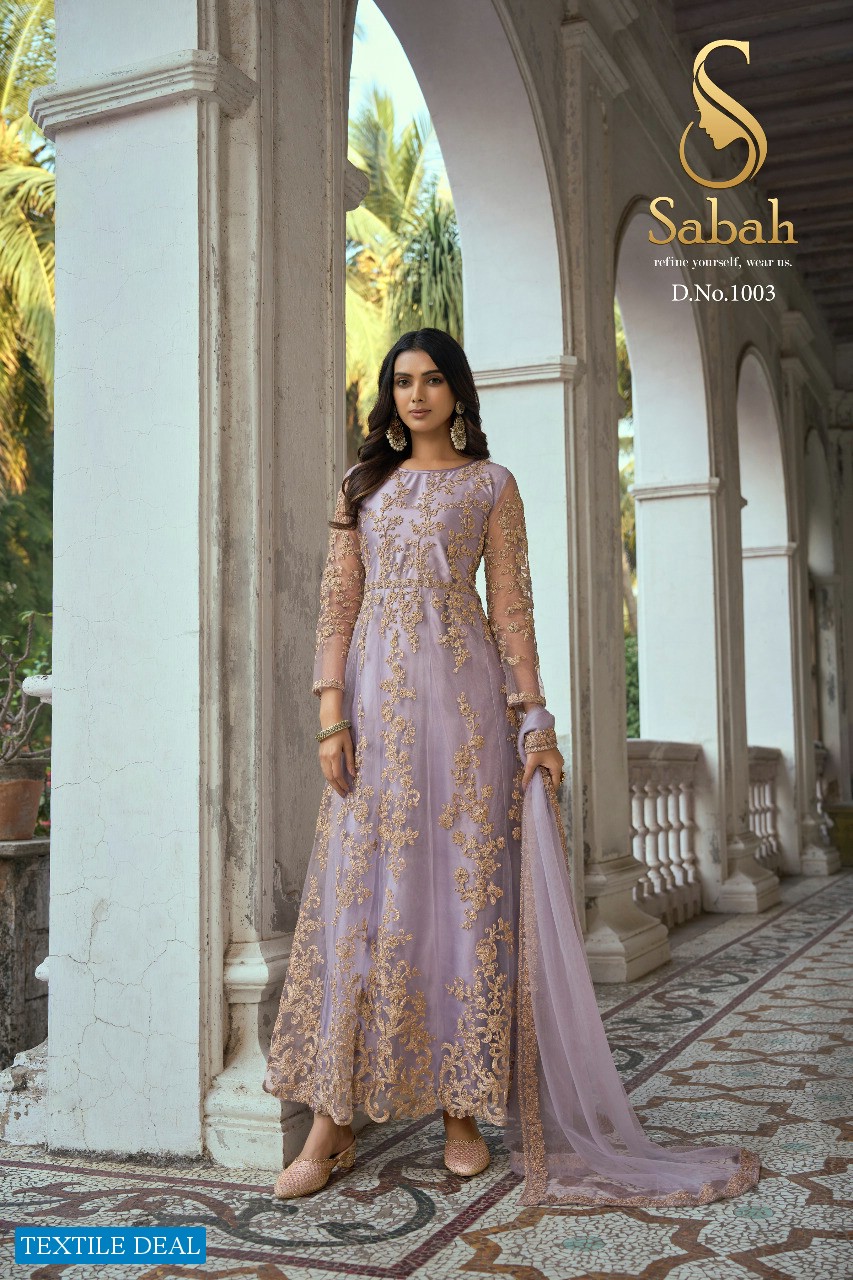 Sabah Ruksaar Wholesale Heavy Butterfly Net Designer Salwar Suits