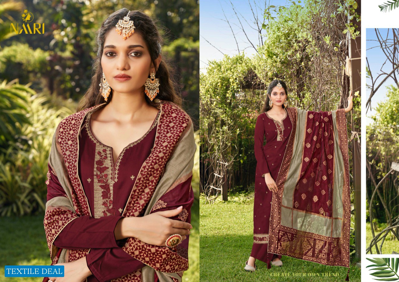 NASREEN BY NAARI PURE PARAMPARA SILK DESIGNER SALWAR KAMEEZ