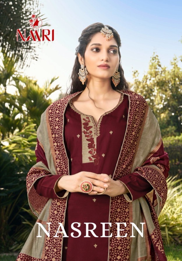 NASREEN BY NAARI PURE PARAMPARA SILK DESIGNER SALWAR KAMEEZ