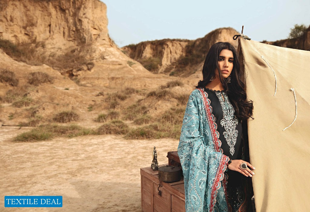 Jazmin Iris Karvan Luxury Lawn Original Pakistani Salwar Suits