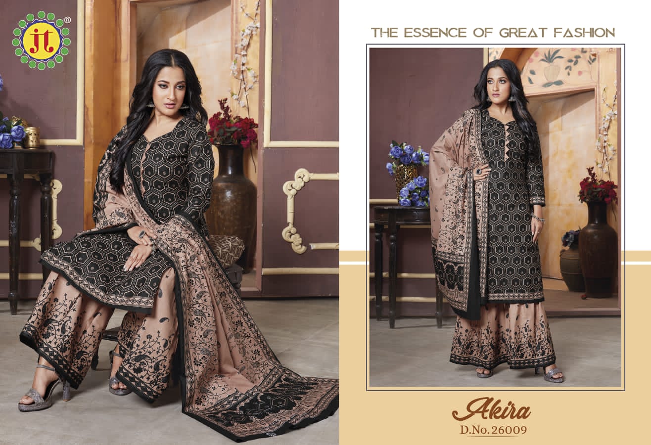 JT Akira Vol-26 Wholesale Pure Cotton Printed Dress Material