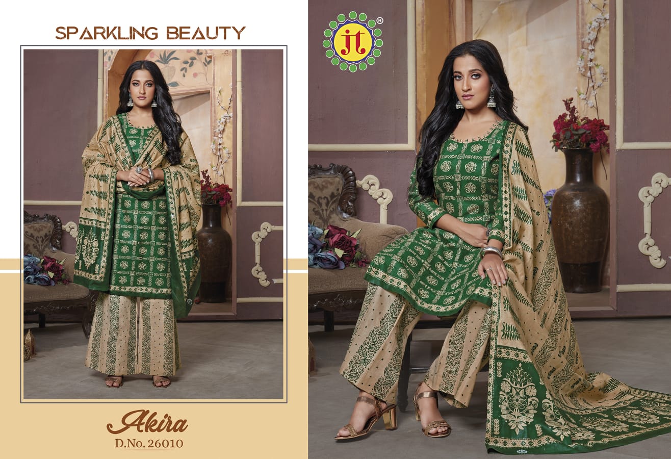 JT Akira Vol-26 Wholesale Pure Cotton Printed Dress Material