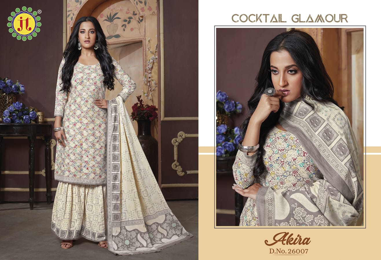 JT Akira Vol-26 Wholesale Pure Cotton Printed Dress Material
