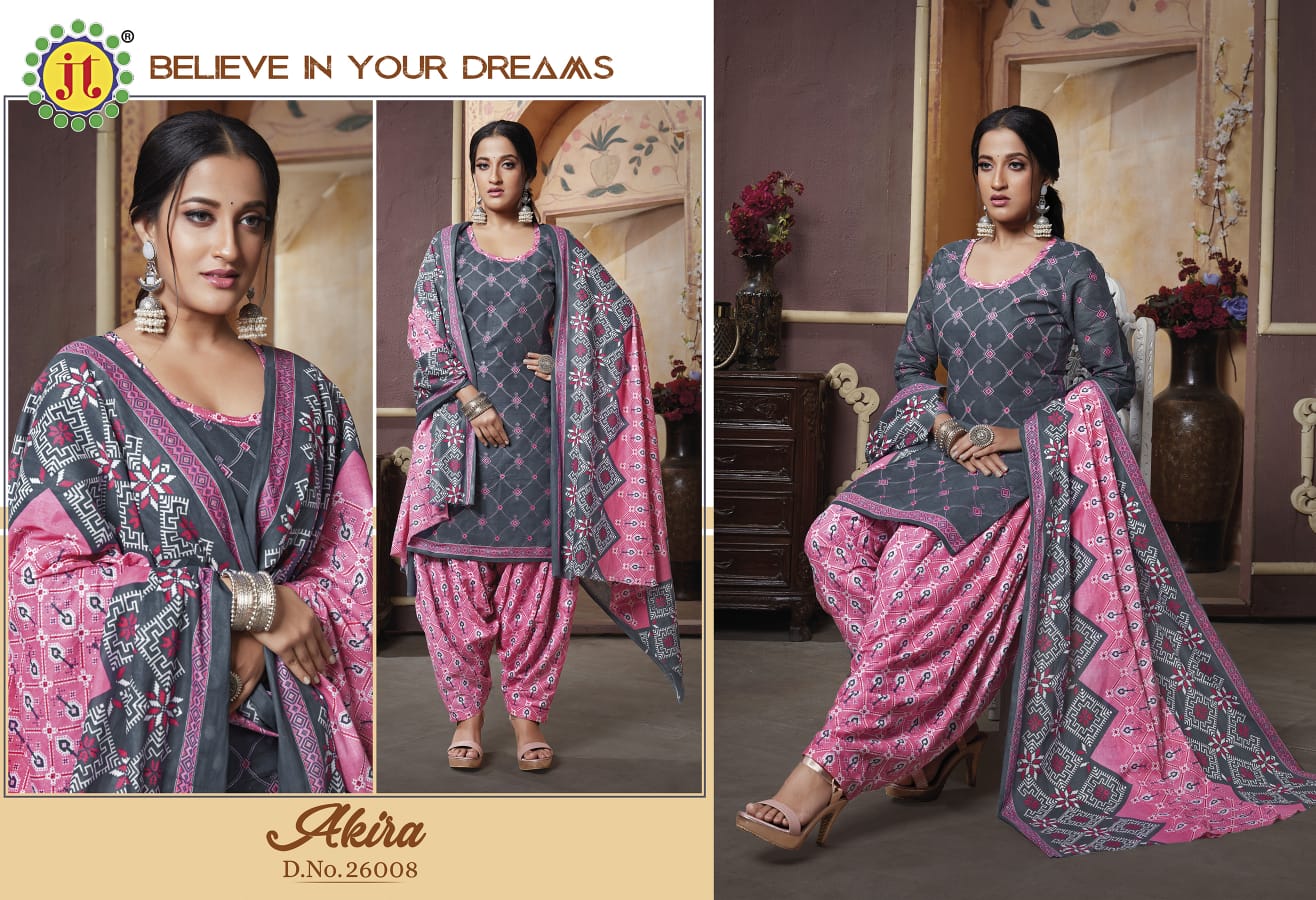 JT Akira Vol-26 Wholesale Pure Cotton Printed Dress Material