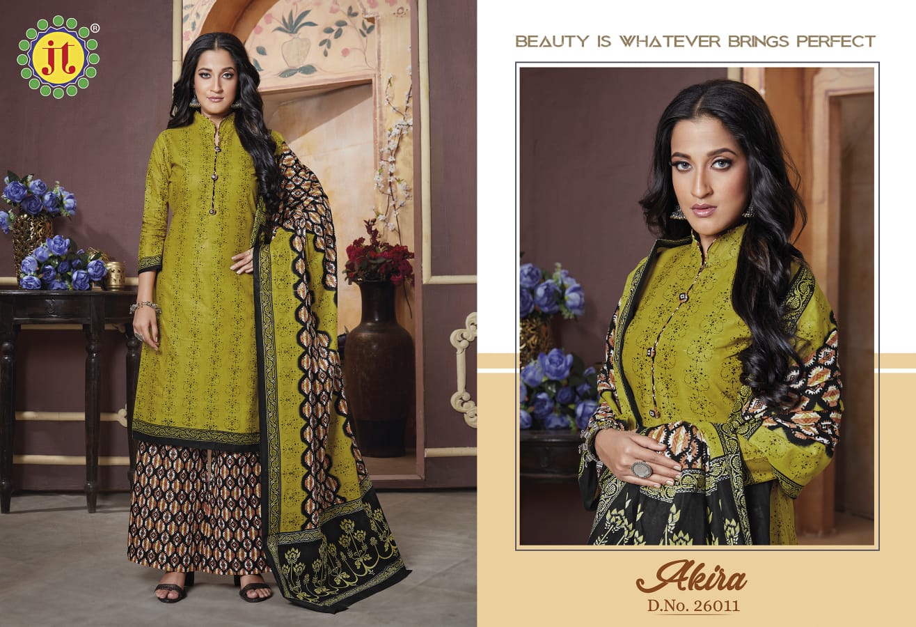 JT Akira Vol-26 Wholesale Pure Cotton Printed Dress Material