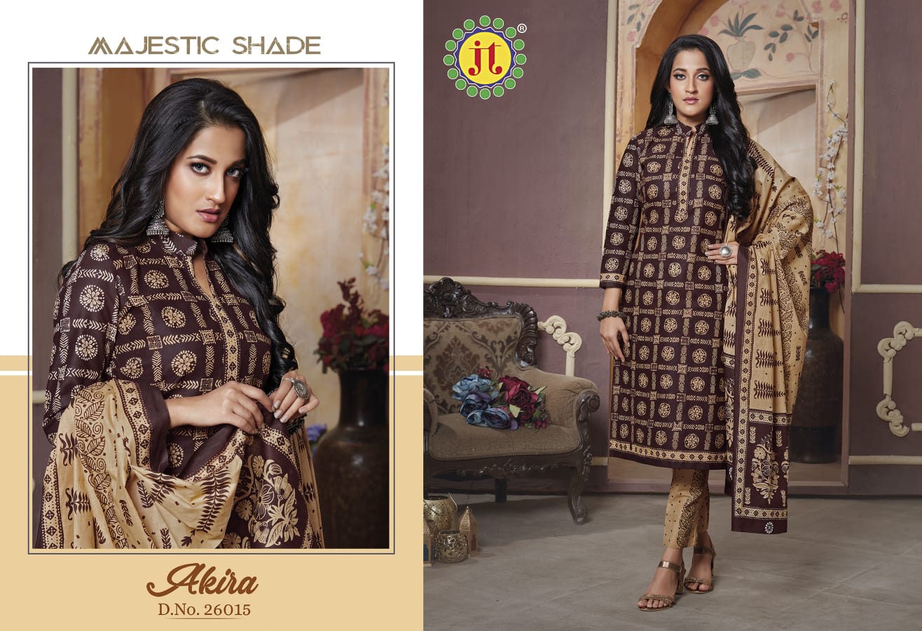 JT Akira Vol-26 Wholesale Pure Cotton Printed Dress Material