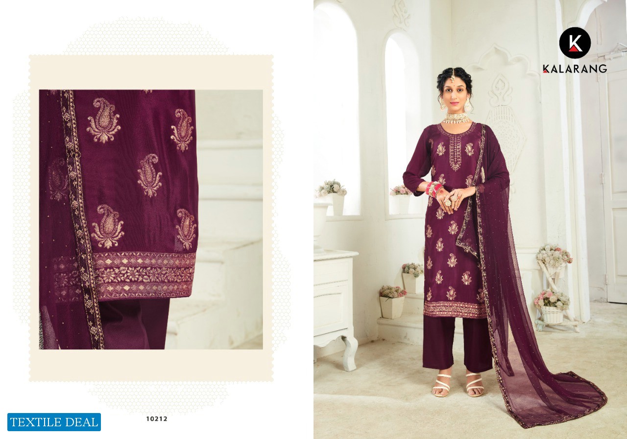 Kalarang Siddhi Wholesale Pure Natural Crepe Dress Material