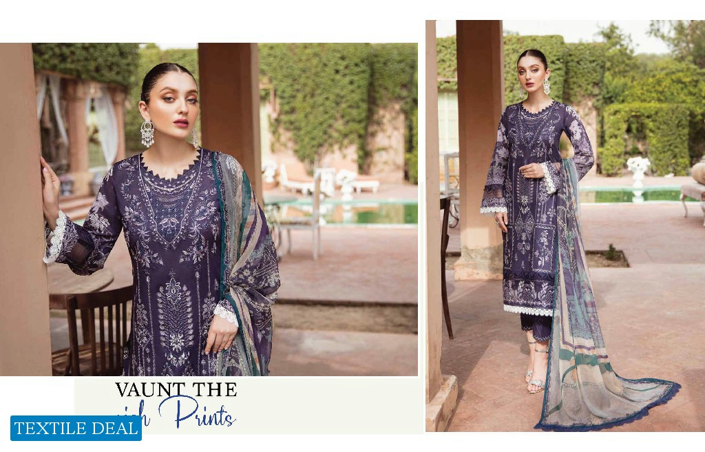 Ramsha Mashaal Luxury Lawn Vol-5 Original Pakistani Salwar Kameez