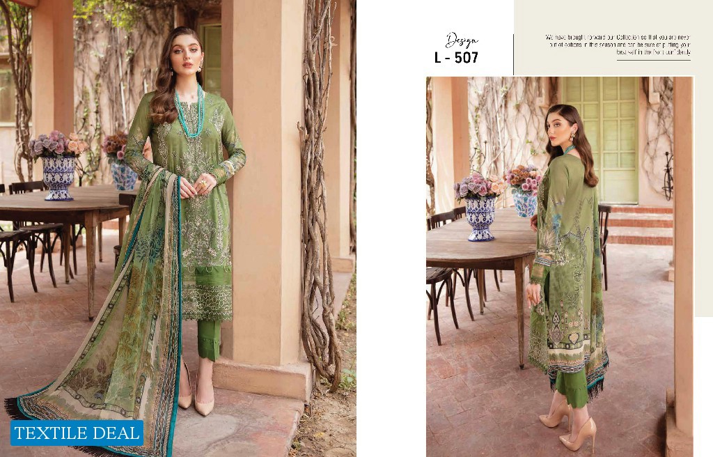 Ramsha Mashaal Luxury Lawn Vol-5 Original Pakistani Salwar Kameez
