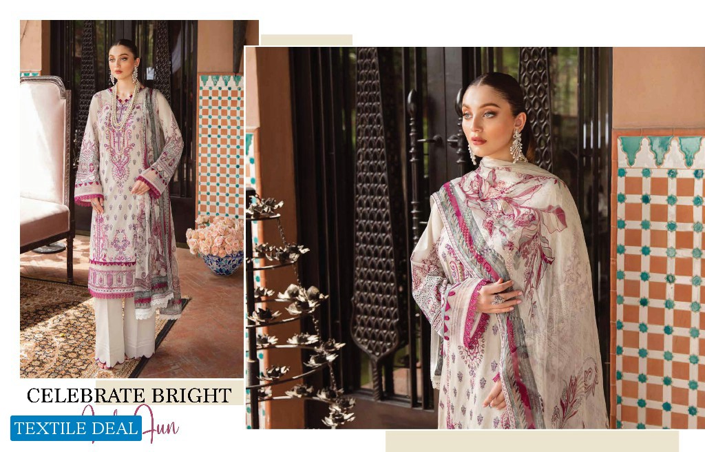 Ramsha Mashaal Luxury Lawn Vol-5 Original Pakistani Salwar Kameez