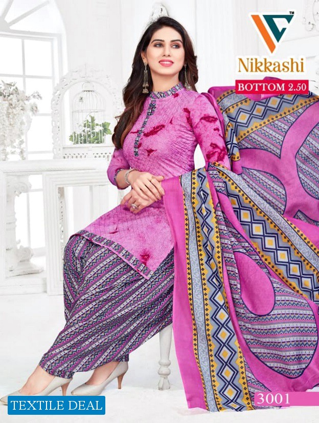 Vandana Nikkashi Vol-3 Wholesale Indo Cotton Printed Dress Material