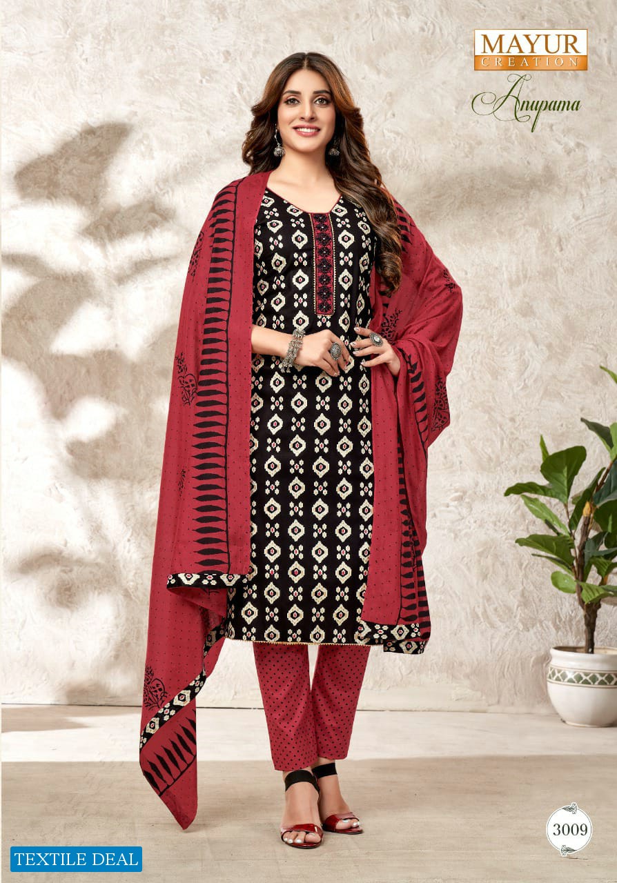 Mayur Anupama Vol-3 Wholesale Lawn Cotton Dress Material