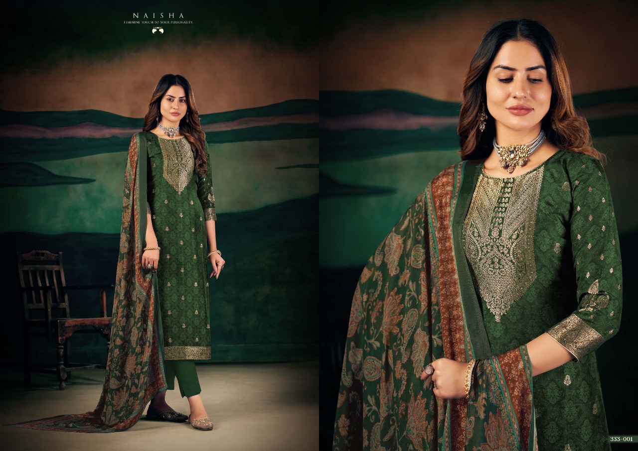SARGAM PRESENT NAISHA PURE VISCOSE RUSSIAN JAQUARD WHOLESALE SALWAR SUITS