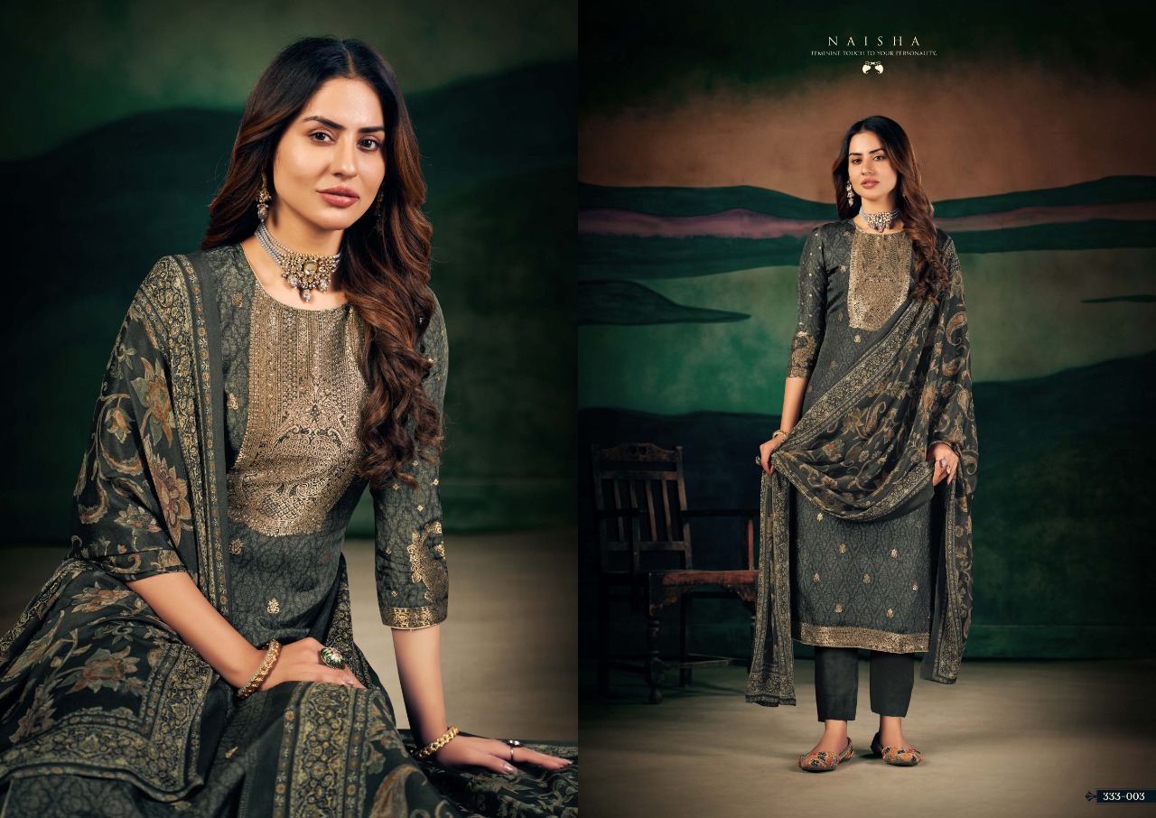 SARGAM PRESENT NAISHA PURE VISCOSE RUSSIAN JAQUARD WHOLESALE SALWAR SUITS