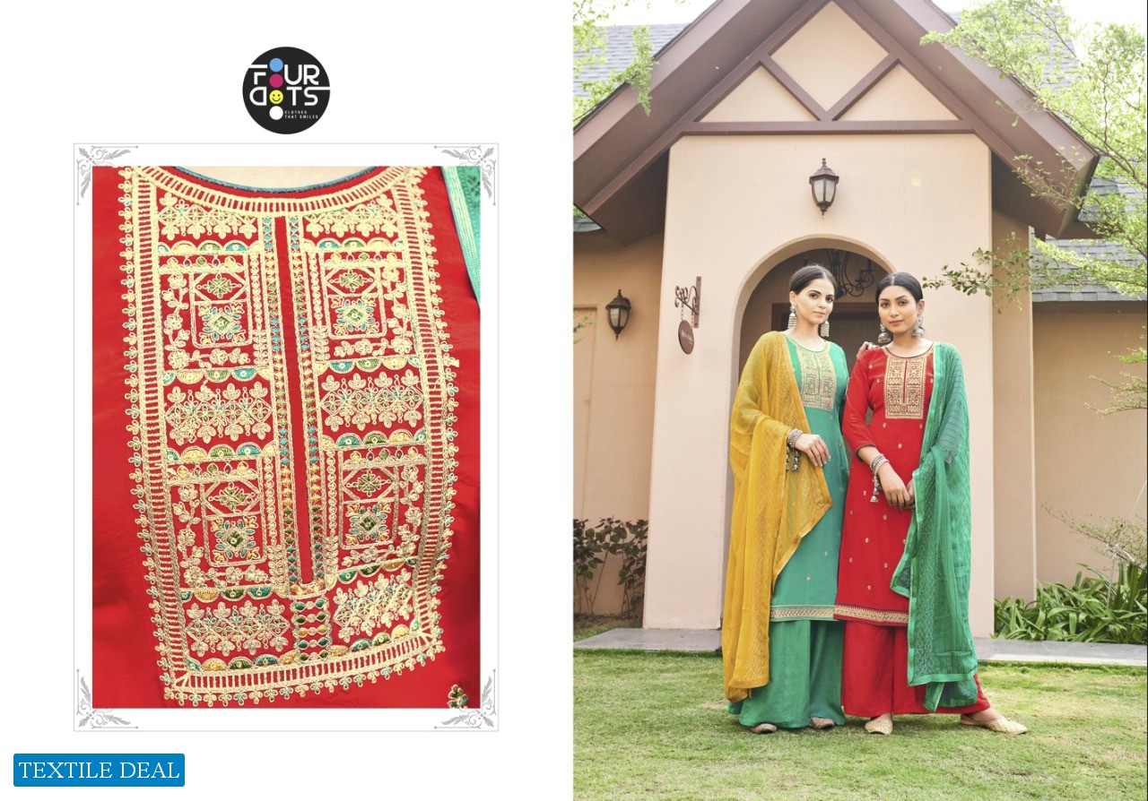 SATRANGI BY FOURDOTS CRAPE DESIGNER FANCY DESIGNER SALWAR KAMEEZ