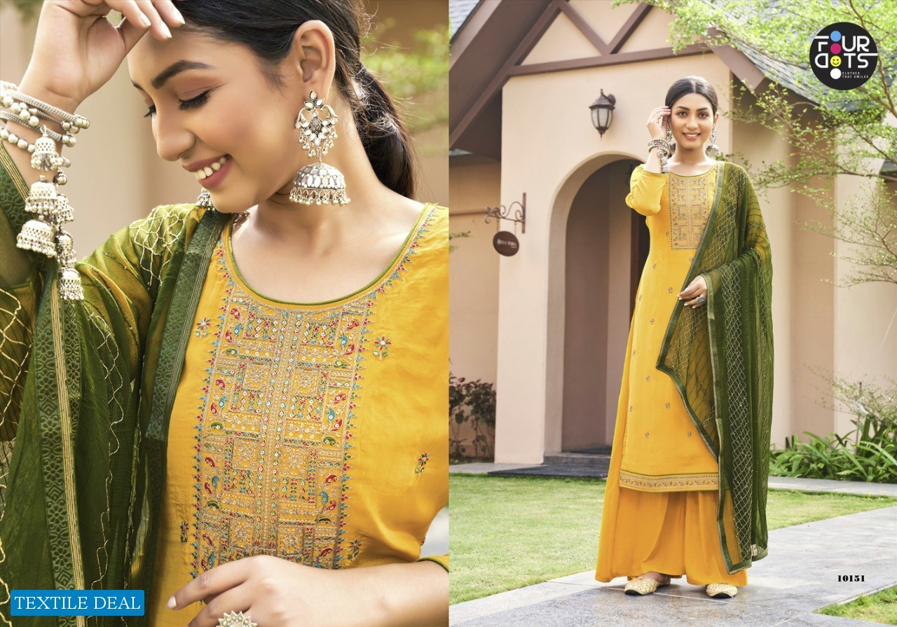 SATRANGI BY FOURDOTS CRAPE DESIGNER FANCY DESIGNER SALWAR KAMEEZ
