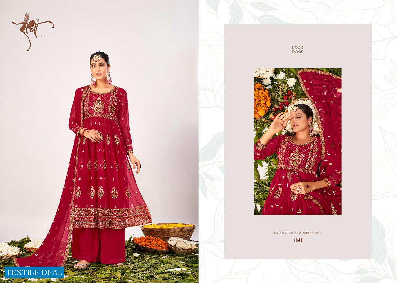 Radha Nayra Vol-1 Wholesale Free Size Bottom Festive Salwar Suits