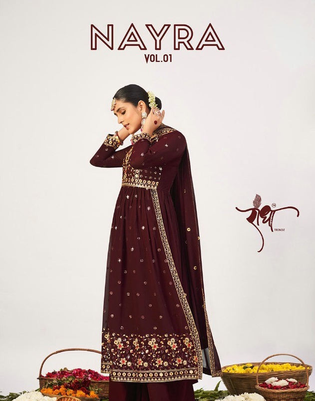 Radha Nayra Vol-1 Wholesale Free Size Bottom Festive Salwar Suits