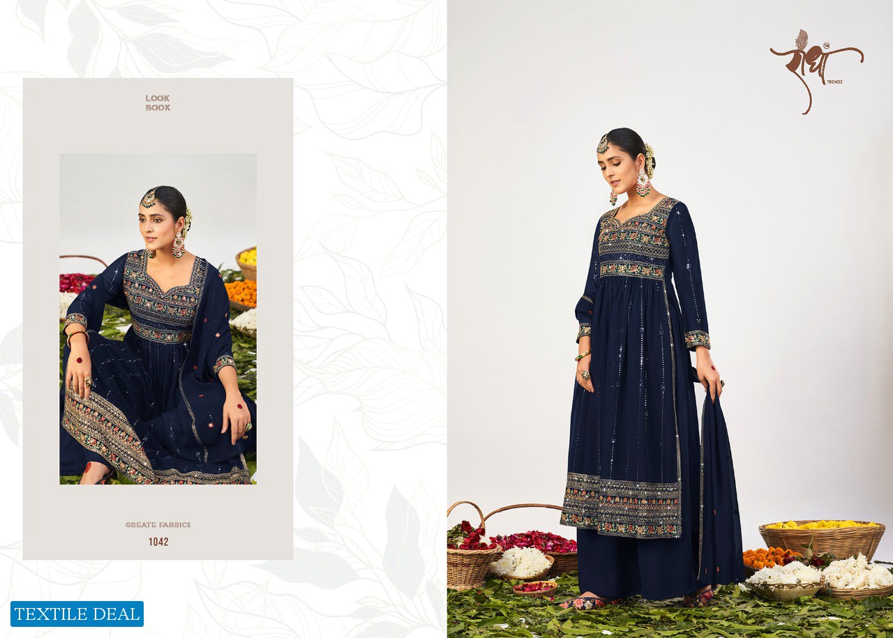 Radha Nayra Vol-1 Wholesale Free Size Bottom Festive Salwar Suits