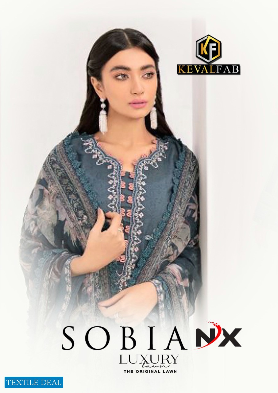 Keval Sobia Nx Wholesale Luxury Lawn Dress Material