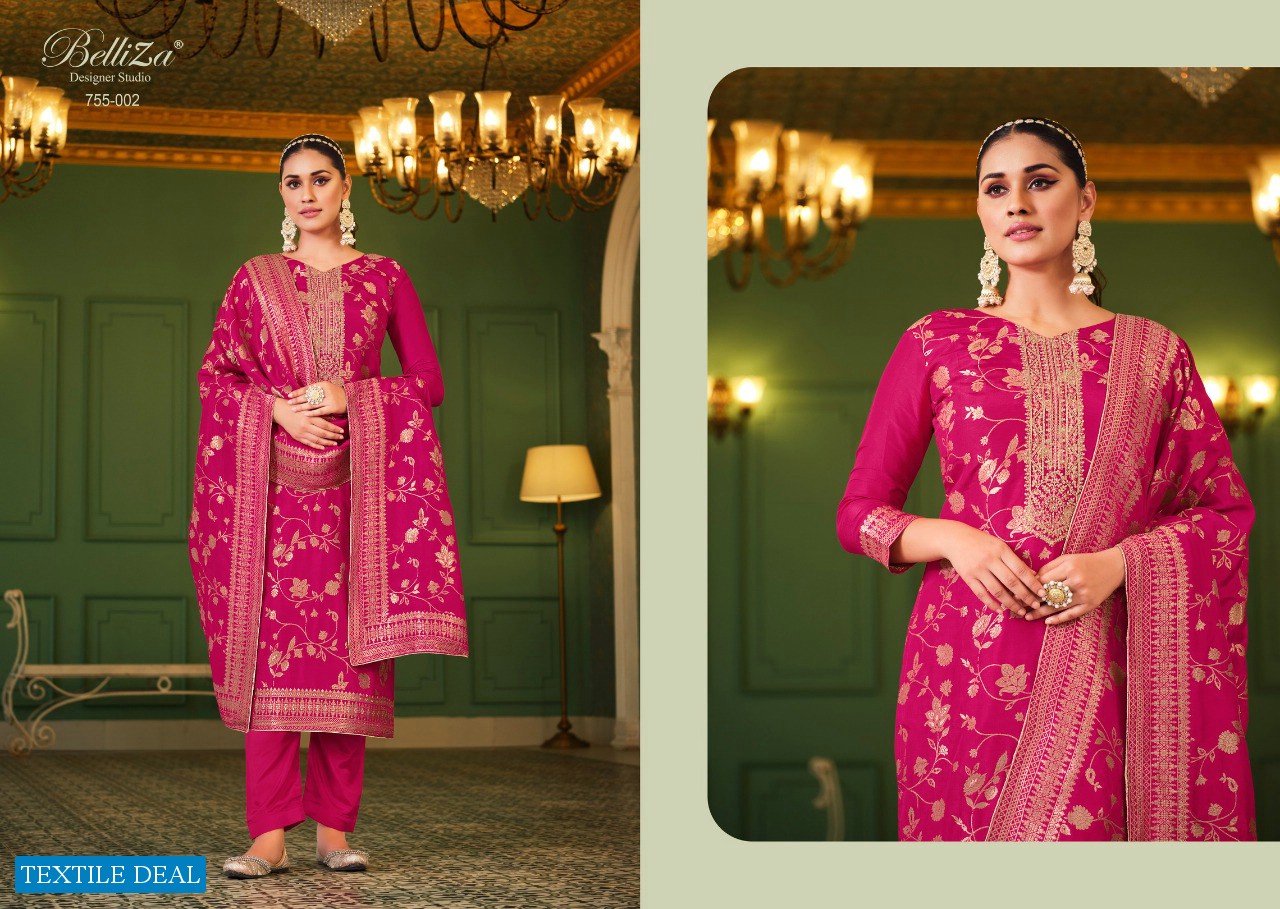 MEHERBAAN BY BELLIZA VISCOSE DOLA JACQUARD DESIGNER SALWAR KAMEEZ