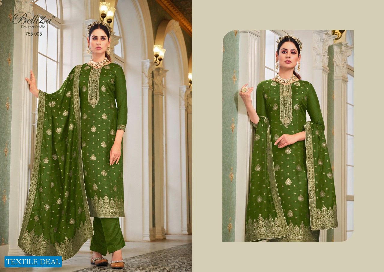 MEHERBAAN BY BELLIZA VISCOSE DOLA JACQUARD DESIGNER SALWAR KAMEEZ
