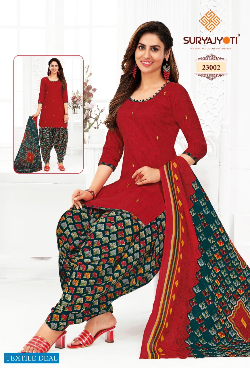 Suryajyoti Patiala Kudi Vol-23 Wholesale Pure Cotton Dress Material
