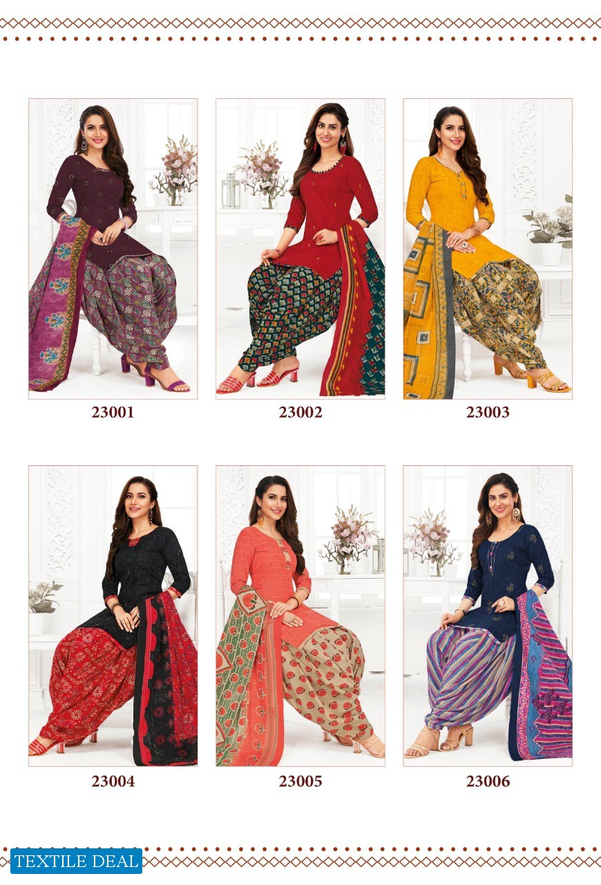 Suryajyoti Patiala Kudi Vol-23 Wholesale Pure Cotton Dress Material