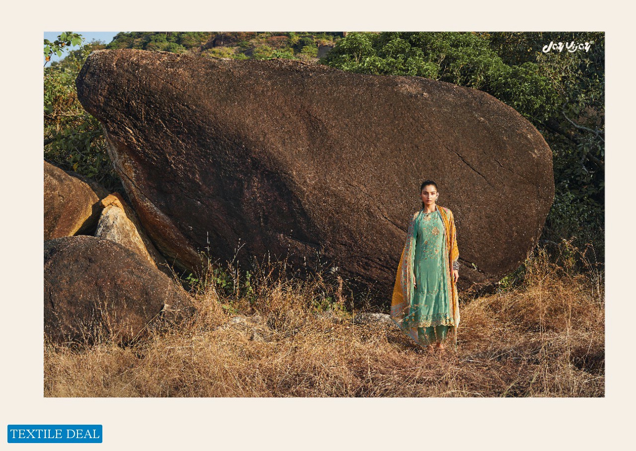 Jay Vijay Bohemia Wholesale Pure Moga Silk Jacquard Work Designer Suits