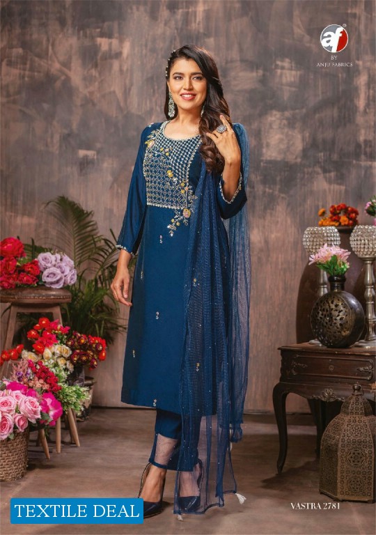 Anju Vastra Vol-2 Wholesale Kurti Pant With Dupatta Collection
