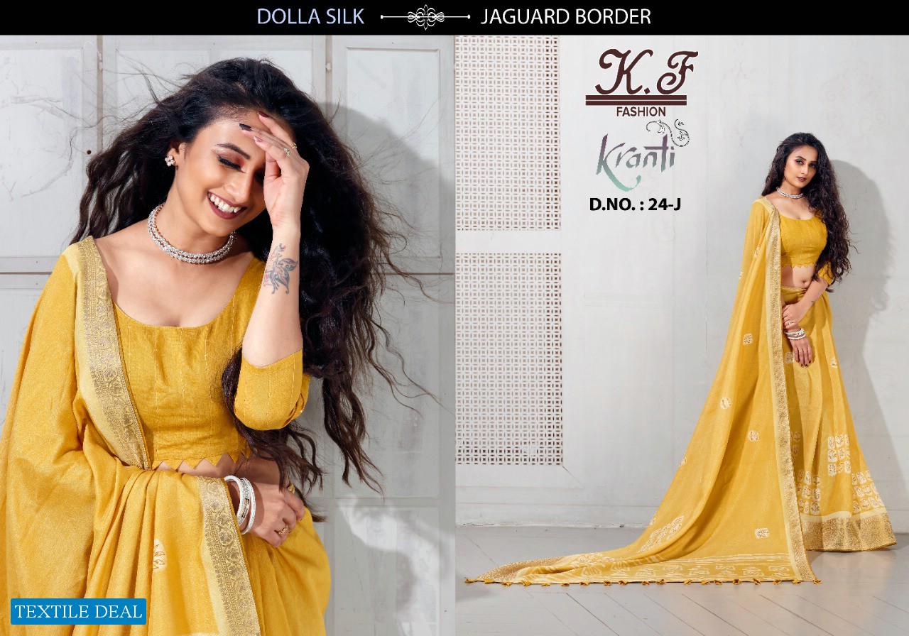 Kalpatru Kranti D.no 24 Wholesale Casual Ethnic Wear Sarees