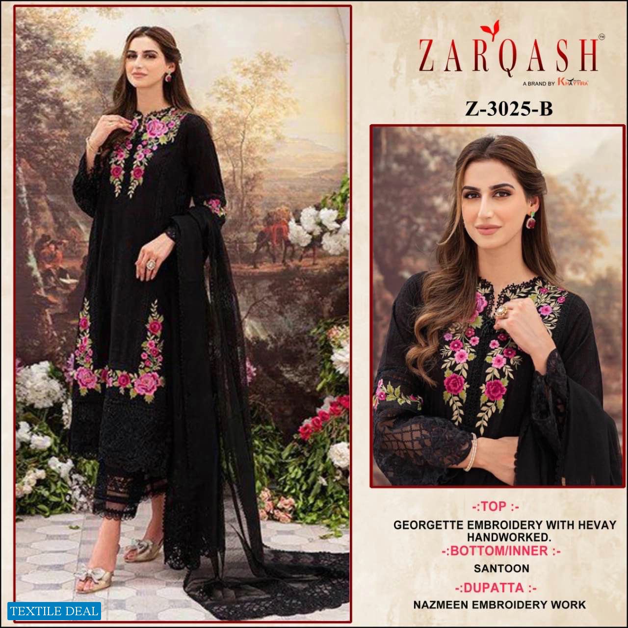 Zarqash Z-3025 Wholesale Pakistani Concept Pakistani Suits
