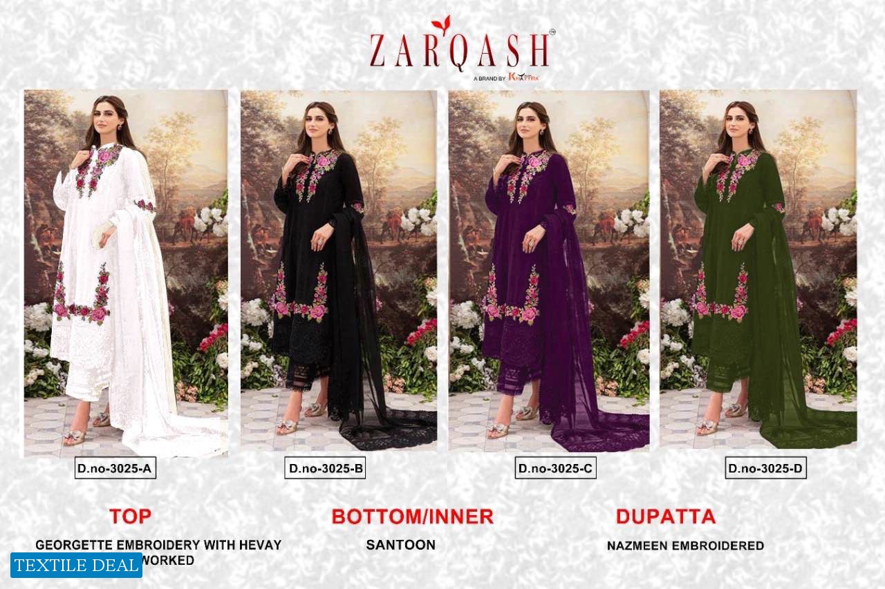 Zarqash Z-3025 Wholesale Pakistani Concept Pakistani Suits