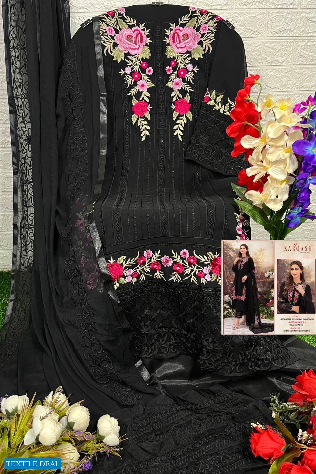 Zarqash Z-3025 Wholesale Pakistani Concept Pakistani Suits