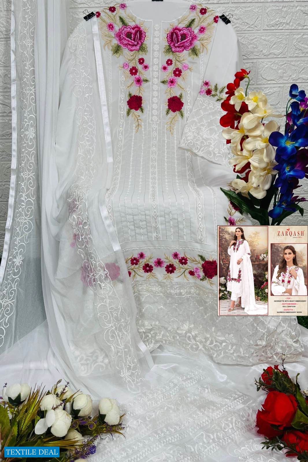 Zarqash Z-3025 Wholesale Pakistani Concept Pakistani Suits