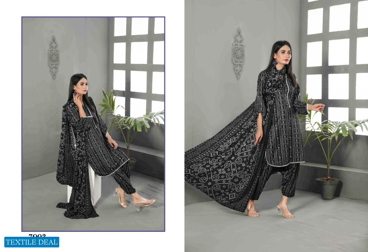 Amna Sohail Lyra Wholesale Cotton Print Cotton Print Dupatta